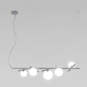 Подвесная люстра Eurosvet 50382/5 хром фото