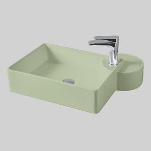Artceram Cartesio Раковина 58х44 см, накладная, 1 отв,, цвет: зеленый глянцевый фото