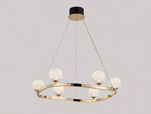 Подвесная люстра Newport 3806/S gold фото