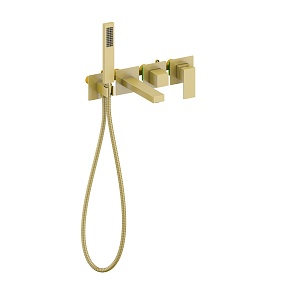 Смеситель встроенный для ванны с душем Timo Selene 2014/17YSM золото матовое фото