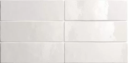 Equipe Artisan Настенная керамическая плитка White 6.5x20 глазурованный глянцевый