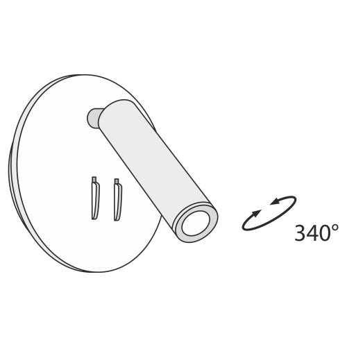 Настенный светильник (бра) Maytoni Technical C176-WL-01-6W-W фото 4