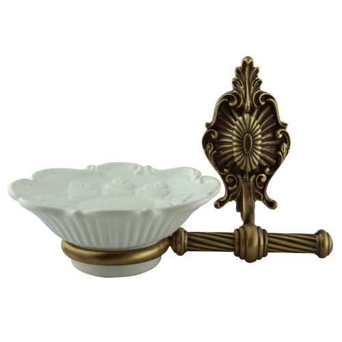 Mыльница Migliore Elisabetta настенная, керамика/бронза 16987