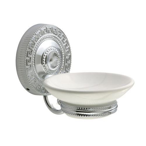 Мыльница Migliore Montecarlo настенная, керамика белая/хром 31513