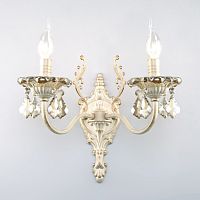 Бра Eurosvet 3281/2 белый с золотом/тонированный хрусталь Strotskis фото