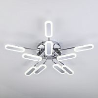 Накладная люстра Eurosvet 90148/10 хром фото