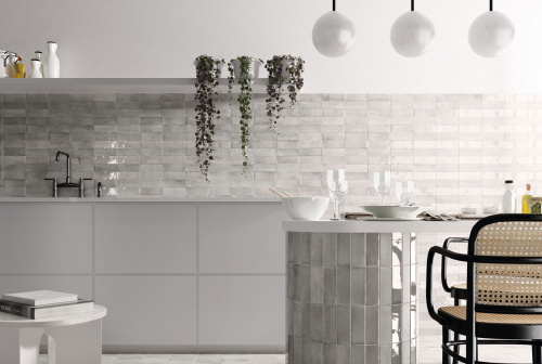 Керамическая плитка Equipe Coco 27990 Amber Grey Glossy 5x15 фото 2