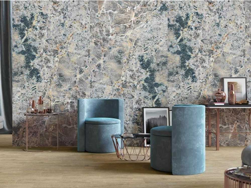 Керамогранит Kutahya Amazonit Kristal Rectified Parlak Nano 120x240 фото 2