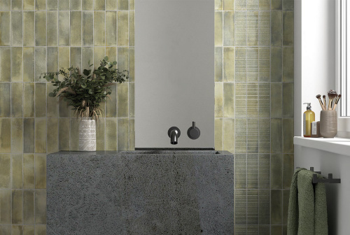 Керамическая плитка Equipe Raku 30693 Line Sage 6х18,6 фото 2