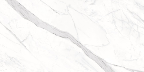 QUA Granite Calacatta 120x60 белый полированная фото 3