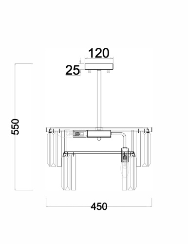 Люстра Freya FR11001PL-08CH фото 3