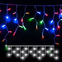 Светодиодная бахрома Eurosvet 100-101 мульти 3*0,6м IP65 фото