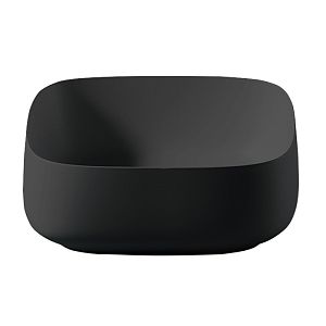 Artceram Cognac Раковина 46x41х15,5 см, без отв,, накладная Quadro, без перелива, цвет: черный глянцевый фото