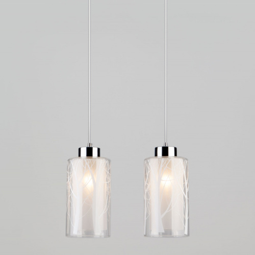 Подвесной светильник Eurosvet 50001/2 хром