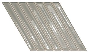 Керамическая плитка WOW Spike Bars 135013 A Mineral Grey Gloss 15x25,9 фото