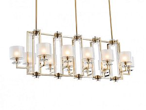 Люстра на штанге Newport 4408+4/S gold фото