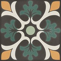 Керамогранит DNA Tiles Sync 125639  Clover Green 15х15  фото