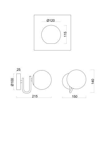 Настенный светильник (бра) Freya FR5013WL-01CH фото 2