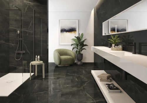 Керамогранит Jano Tiles Heart Black Pulido 60x120 фото 2