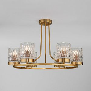 Люстра на штанге Eurosvet 60127/6 латунь фото