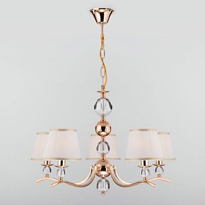 Подвесная люстра Eurosvet 60097/5 золото фото