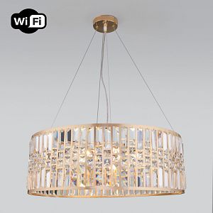 Подвесная люстра Eurosvet 10125/8 золото/прозрачный хрусталь Strotskis Smart (10116/8) фото