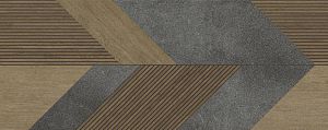 Керамогранит Porcelanosa Gent 100337327 Stone 3D Roble 59,6x150 фото