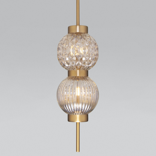 Подвесной светильник Eurosvet 50186/2 латунь