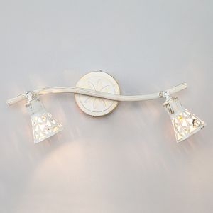 Спот Eurosvet 20027/2 белый с золотом фото