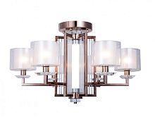 Люстра на штанге Newport 4406/C black nickel фото