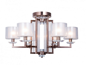 Люстра на штанге Newport 4406/C black nickel фото