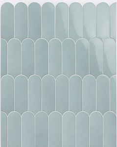 NATUCER Fan Настенная керамическая плитка Mix Aqua 7.2x19.5 глазурованный глянцевый фото