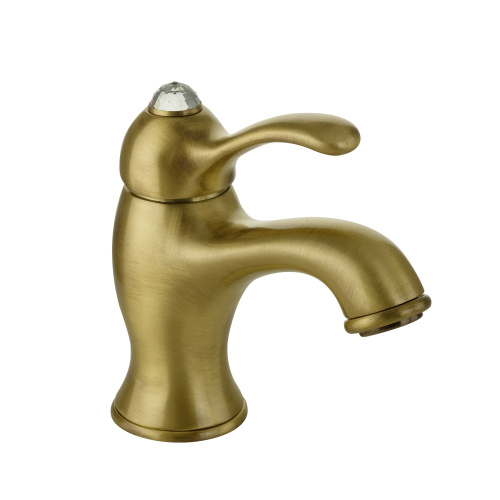 Смеситель для раковины Migliore Lem Swarovski монокомандный, бронза 18877