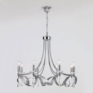 Подвесная люстра Eurosvet 60064/8 хром фото