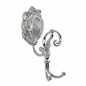 Крючок Migliore Cleopatra двойной с завитком, хром 16661 фото