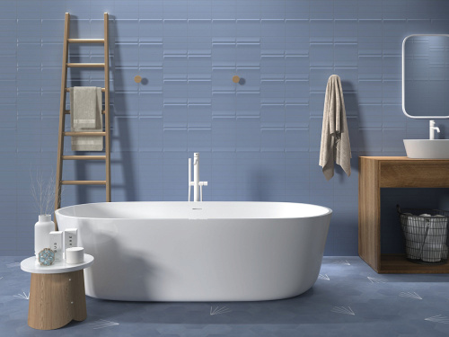 Плитка Ape Ceramica Three-D A037233 Cups Blue 5х20 фото 2