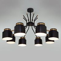 Люстра на штанге Eurosvet 70133/8 черный фото