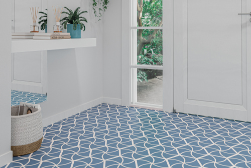 Керамогранит DNA Tiles Fancy 127014 Waves Ocean 20х23 фото 2