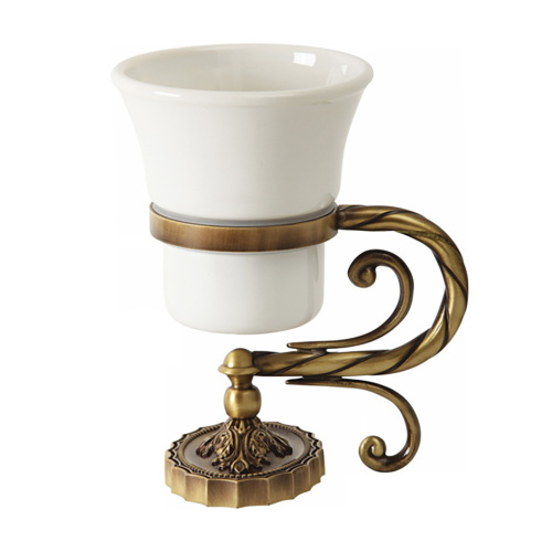 Стакан Migliore Edera настольный, керамика/бронза 16905